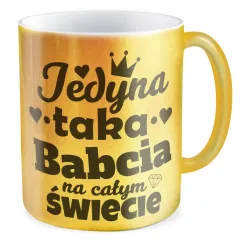 Kubek złoty dla BABCI Jedyna taka na świecie